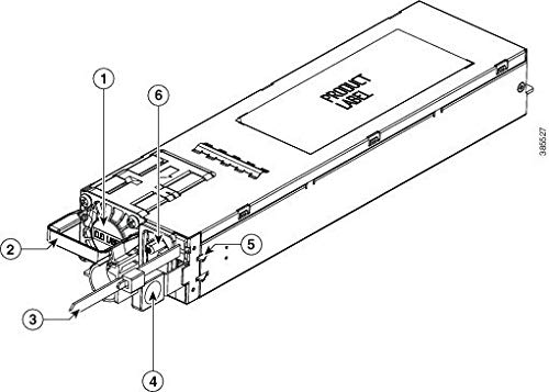 Cisco - Power supply - hot-plug / redundant (plug-in module) - AC 90-264 V - 1600 Watt - for P/N: C9500-32C-10A, C9500-32C-10E, C9500-32C-1A, C9500-32C-A=, C9500-32C-E, C9500-32C-EDU