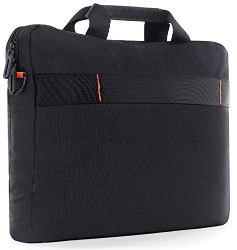 STM Gamechange 16 Inch Apple Macbook Pro Notebook Briefcase Black 360 Degree Padding Front Zip Pocket Adjustable Removable Shoulder Strap