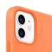 Apple Case with MagSafe - Back cover for mobile phone - silicone - kumquat - for iPhone 12, 12 Pro