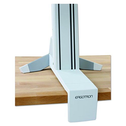 Ergotron WorkFit-S Dual with Worksurface+ - Stand for 2 LCD displays / keyboard / mouse - steel - screen size: 24"