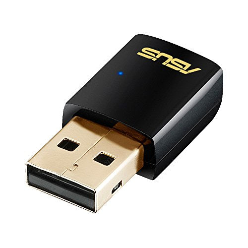 ASUS USB-AC51 AC Dual-band Wireless-AC600 USB Adapter, WPS, Graphical Easy Interface,