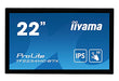 iiyama ProLite TF2234MC-B7X - LED monitor - 22" (21.5" viewable) - open frame - touchscreen - 1920 x 1080 Full HD (1080p) @ 60 Hz - IPS - 350 cd/m - 1000:1 - 8 ms - HDMI, VGA, DisplayPort - black