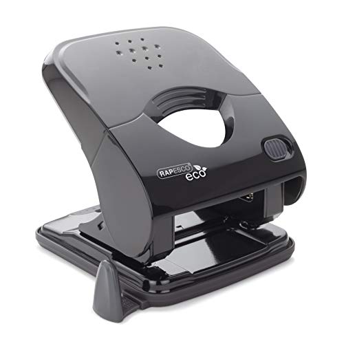 Best Value Rapesco ECO X5-40ps Less Effort 2 Hole Punch (40 Sheets) (Black)