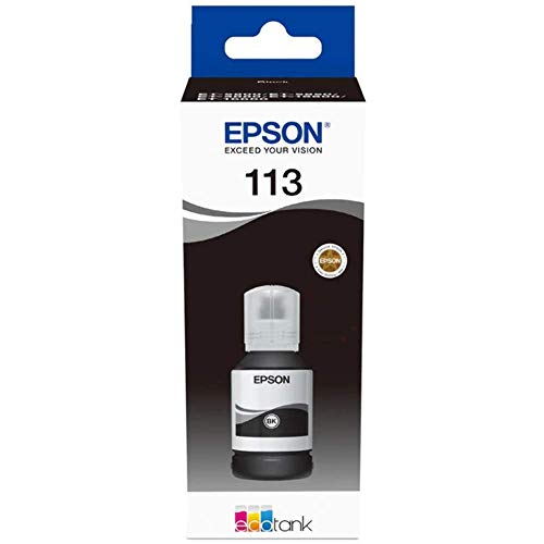 Epson EcoTank 113 - 127 ml - black - original - ink refill - for EcoTank ET-16150, 16650, 5150, 5170, 5800, 5850, 5880, M16600, EcoTank Pro ET-5150, 5170