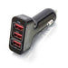 C2G Smart - Car power adapter - 4.8 A - 3 output connectors (USB) - black