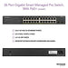 NETGEAR Smart GS324TP - Switch - smart - 24 x 10/100/1000 (PoE+) + 2 x SFP - desktop, rack-mountable - PoE+ (190 W)