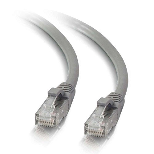 C2G Cat5e Booted Unshielded (UTP) Network Patch Cable - Patch cable - RJ-45 (M) to RJ-45 (M) - 30 cm - UTP - CAT 5e - molded, snagless, stranded - grey