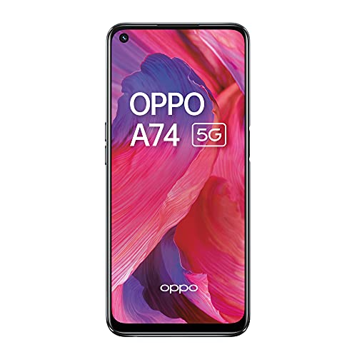 OPPO A74 6.5 Inch 5G Dual SIM Android 11 Qualcomm Snapdragon 480 6GB 128GB 5000 mAh Black Smartphone