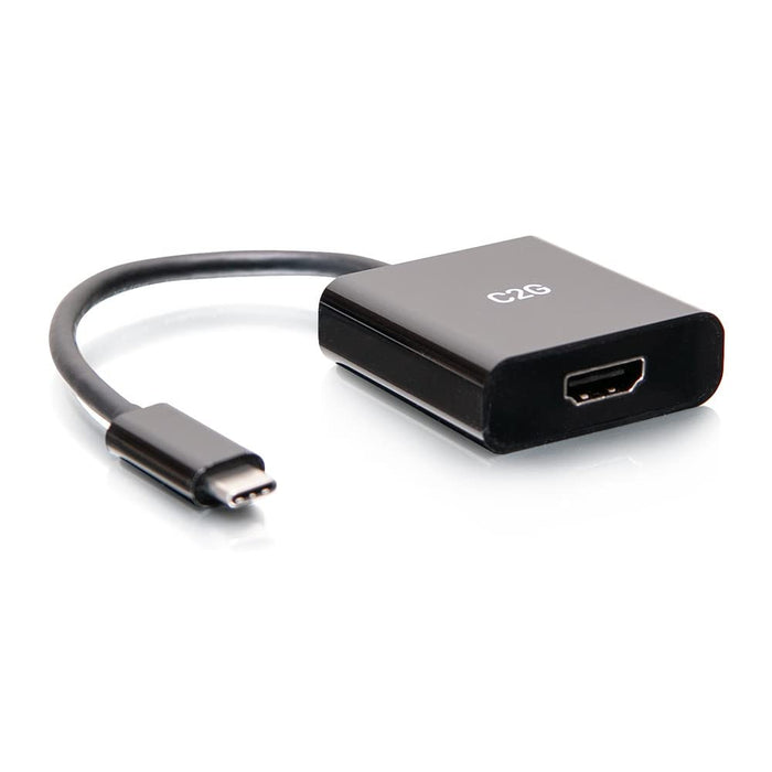 C2G USB C to 4K HDMI Adapter - Video Adapter - Adapter - 24 pin USB-C male to HDMI female - black - 4K support