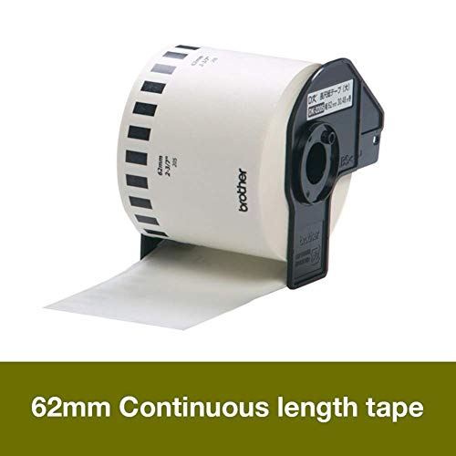 Brother DK-22205 - Black on white - Roll (6.2 cm x 30.5 m) thermal paper - for Brother QL-1050, 1060, 500, 550, 560, 570, 580, 600, 650, 700, 710, 720, 820