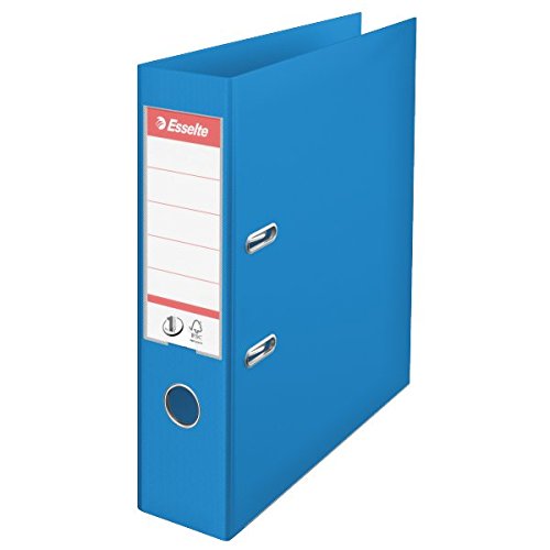 Best Value Esselte Lever Arch File, PP, Vivida Range, 7.5 cm Spine, 624067 - A4, Blue