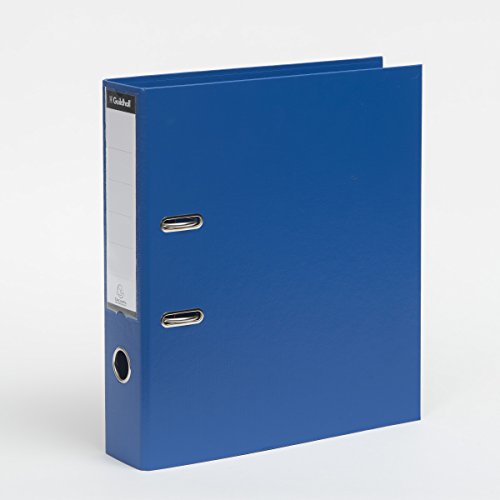 Best Value Exacompta Guildhall A4 Lever Arch File, 2 Ring, 70 mm spine - Blue