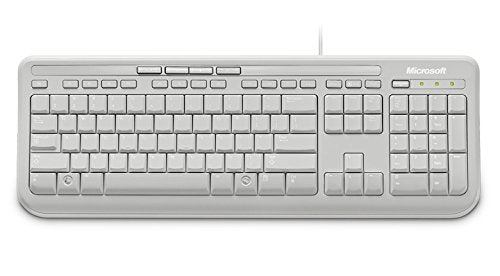 Microsoft Wired Keyboard 600 - White - Mac/Win - USB