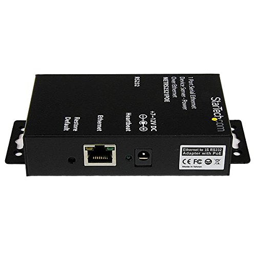 Best Value Startech.com 1 Port RS232 Serial Ethernet Device Server - PoE Power Over Ethernet - Serial over IP Device Server Adapter - PoE-Powered (NETRS2321POE)