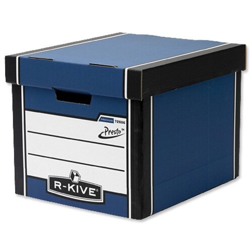 Best Value Fellowes Bankers Box Premium Tall Storage Box - Blue (Pack of 10)