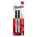 Sharpie Ultra Fine Permanent Marker Black Blister Pk2