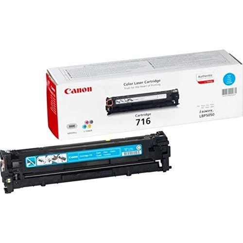 Canon 716 C - 1979B002 - 1 x Cyan - Toner Cartridge - For iSENSYS LBP5050,LBP5050N,MF8030CN,MF8040Cn,MF8050CN,MF8080Cw