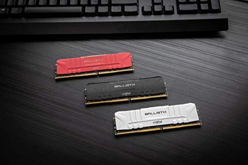 Ballistix - DDR4 - kit - 16 GB: 2 x 8 GB - DIMM 288-pin - 3200 MHz / PC4-25600 - CL16 - 1.35 V - unbuffered - non-ECC - black