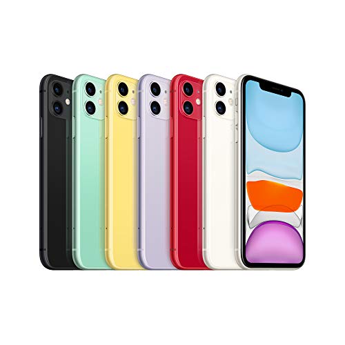 Apple iPhone 11 - Smartphone - dual-SIM - 4G Gigabit Class LTE - 64 GB - 6.1" - 1792 x 828 pixels (326 ppi) - Liquid Retina HD display (12 MP front camera) - 2x rear cameras - white