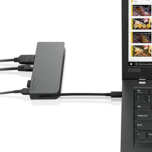 Lenovo Powered USB-C Travel Hub - Docking station - USB-C - VGA, HDMI - Worldwide - for IdeaPad Creator 5 16, ThinkCentre M90, ThinkPad E14 Gen 3, L14 Gen 2, L15 Gen 2, Yoga 6 13