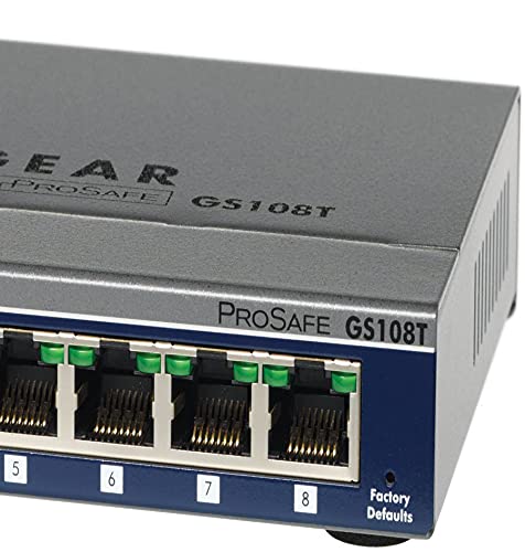 ProSAFE 8-Port Gigabit Smart Switch