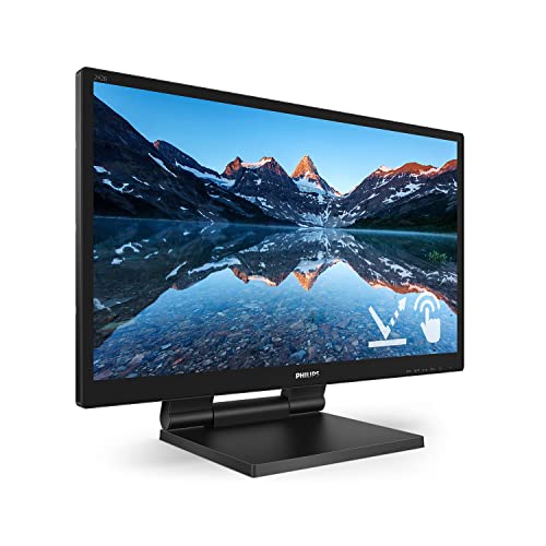 Philips B Line 242B9TL - LED monitor - 24" (23.8" viewable) - touchscreen - 1920 x 1080 Full HD (1080p) @ 60 Hz - IPS - 250 cd/m? - 1000:1 - 5 ms - HDMI, DVI-D, VGA, DisplayPort - speakers - black texture