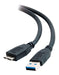 C2G - USB cable - USB Type A (M) to Micro-USB Type B (M) - USB 3.0 - 1 m - black