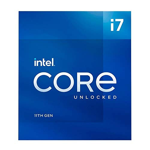 Intel Core i7 11700K - 3.6 GHz - 8-core - 16 threads - 16 MB cache - LGA1200 Socket - Box