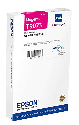 Epson T9073 - 69 ml - XXL size - magenta - original - ink cartridge - for WorkForce Pro WF-6090, WF-6590