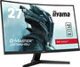 iiyama G-MASTER Red Eagle G2766HSU-B1 - LED monitor - curved - 27" - 1920 x 1080 Full HD (1080p) @ 165 Hz - VA - 250 cd/m² - 3000:1 - 1 ms - 2xHDMI, DisplayPort - speakers - matte black