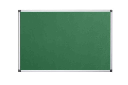 Best Value Bi-Office Notice Board Maya, Green Felt, Aluminium Frame, 120 x 120 cm