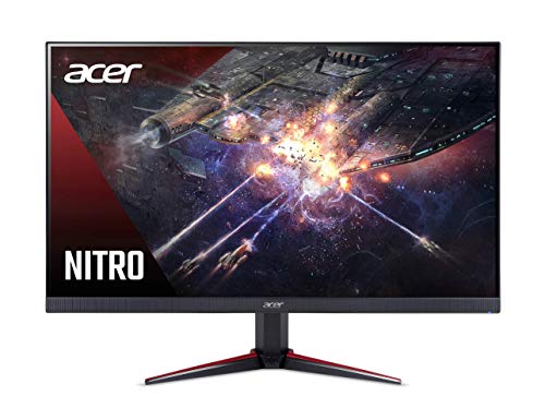 Best Value Acer Nitro VG240YUbmiipx 23.8 inch WQHD Gaming Monitor, (IPS Panel, FreeSync, 75Hz, 1ms, ZeroFrame, DP, HDMI, Speakers) Black