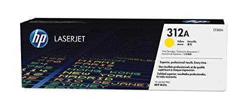 Best Value HP CF382A 312A Original LaserJet Toner Cartridge, Yellow, Pack of 1