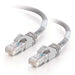 C2G Cat6 Booted Unshielded (UTP) Network Patch Cable - Patch cable - RJ-45 (M) to RJ-45 (M) - 50 cm - UTP - CAT 6 - molded, snagless, stranded - grey