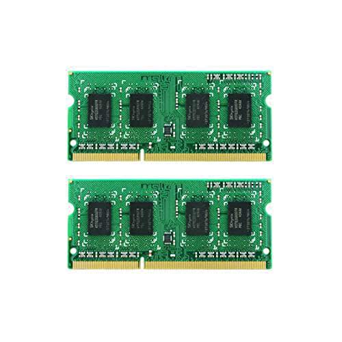 Synology - DDR3L - kit - 16 GB: 2 x 8 GB - SO-DIMM 204-pin - 1600 MHz / PC3L-12800 - 1.35 V - unbuffered - non-ECC - for Disk Station DS1517+, DS1817+