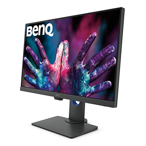 BenQ DesignVue PD2705Q - PD Series - LED monitor - 27" - 2560 x 1440 WQHD - IPS - 300 cd/m - 1000:1 - HDR10 - 5 ms - HDMI, DisplayPort, USB-C - speakers - dark grey