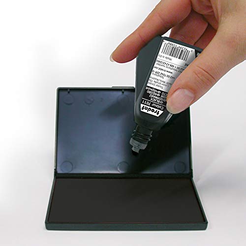 Stamp Pad 158X90Mm Black Lrg            