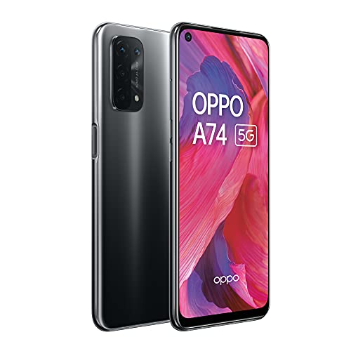 OPPO A74 6.5 Inch 5G Dual SIM Android 11 Qualcomm Snapdragon 480 6GB 128GB 5000 mAh Black Smartphone