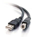 C2G 3m USB 2.0 A/B Cable - USB cable - USB (M) to USB Type B (M) - USB 2.0 - 3 m - black