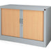 Best Value RS Pro Tambour Cupboard - Silver/Beech 700H x 1000W x 450Dmm