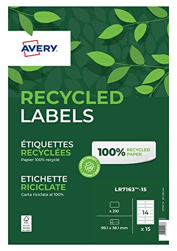 Avery Ultra Resistant Labels 144 x 200 mm Permanent 2 Labels Per Sheet 0 Labels Per Pack B7168-50