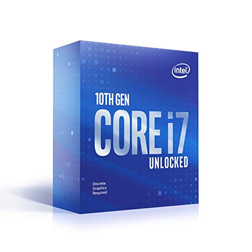 Intel Core i7 10700KF - 3.8 GHz - 8-core - 16 threads - 16 MB cache - LGA1200 Socket - Box