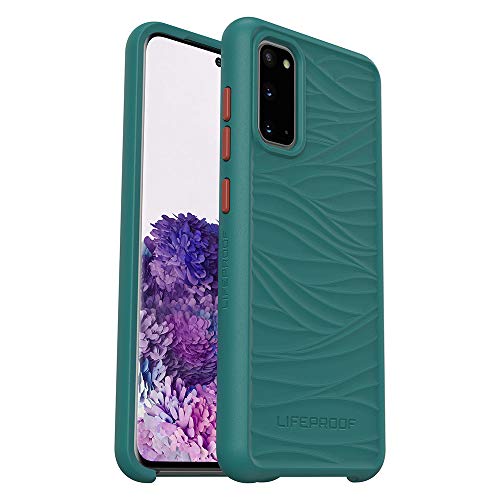 LifeProof WAKE - Back cover for mobile phone - ocean-based recycled plastic - green/orange, down under - mellow wave - for Samsung Galaxy S20, S20 5G