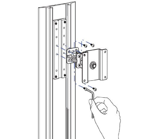 Ergotron - Track mounting kit - for ARMS 100 series, 200 series, 300 series, 400 series