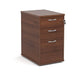 Best Value DAMS 600 mm Desk High 3 Drawer Pedestal-Walnut, 60x42.6x72.5 cm