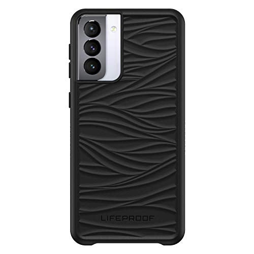 LifeProof WAKE - Back cover for mobile phone - 85% ocean-based recycled plastic - black - mellow wave pattern - for Samsung Galaxy S21+ 5G