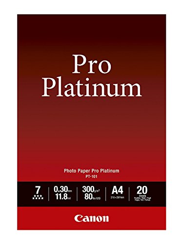 Canon Photo Paper Pro Platinum - Photo paper - A4 (210 x 297 mm) - 300 g/m2 - 20 sheet(s)