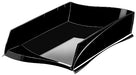 Best Value CEP Isis Letter Tray Stackable or to Stagger Robust Elegant Moulded Polystyrene Black Ref 2111816