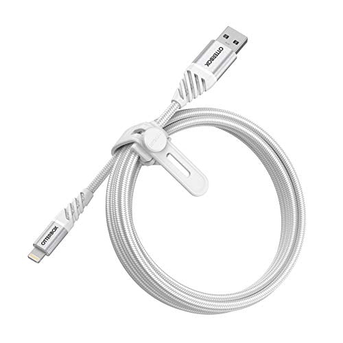 OtterBox Premium - Lightning cable - USB male to Lightning male - 2 m - cloud white - for Apple iPad/iPhone/iPod (Lightning)