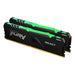 Kingston FURY Beast RGB - DDR4 - kit - 16 GB: 2 x 8 GB - DIMM 288-pin - 2666 MHz / PC4-21300 - CL16 - 1.2 V - unbuffered - non-ECC - black